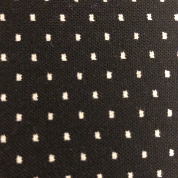 TALBOTS size 6 Polka-Dot FlatFront Pant Side-Zip - Picture 2 of 14